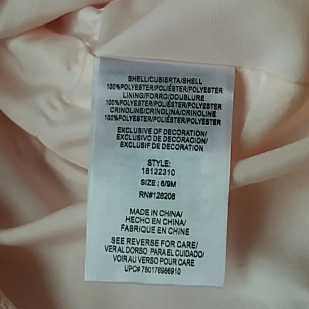 PIPPA & JULIE 6/9 MONTHS 2 PIECE DRESS SET NWT